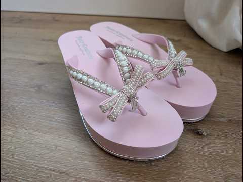 Is This Juicy Couture Women’s Wedge Platform Flip Flops? Beach Sandals with Soft Footbed