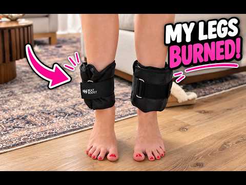My Legs Were Burning: Love This Adjustable Ankle Weights Setup