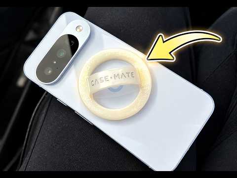Case-Mate Soap Bubble Magnetic Phone Loop Grip with MagSafe Holder (Iridescent)
