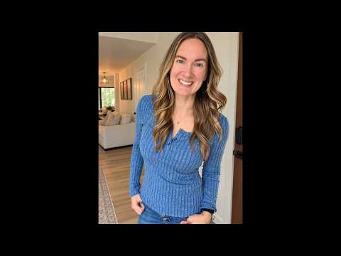 Chicme Fall Top: Comfortable Vintage Henley for Everyday Style